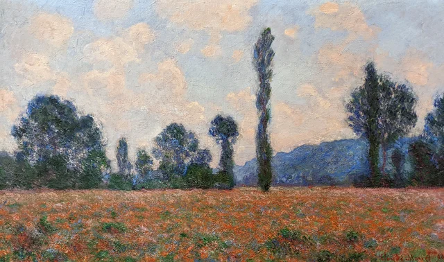 Field of Poppies, Claude Monet