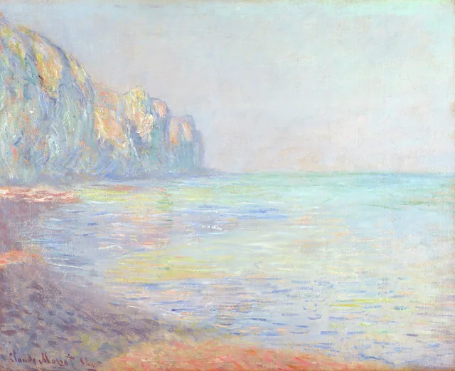 Mañana de niebla en Pourville, Claude Monet