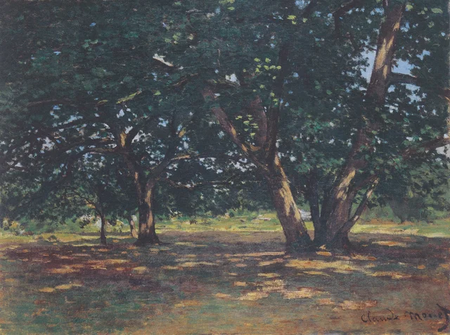 Forêt de Fontainebleau, Claude Monet