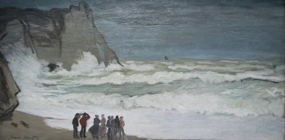 Grosse mer à Étretat
