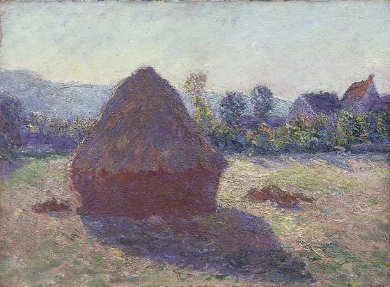Haystack in the Evening Sun