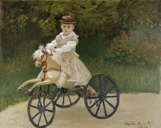 Jean Monet (1867–1913) on His Hobby Horse