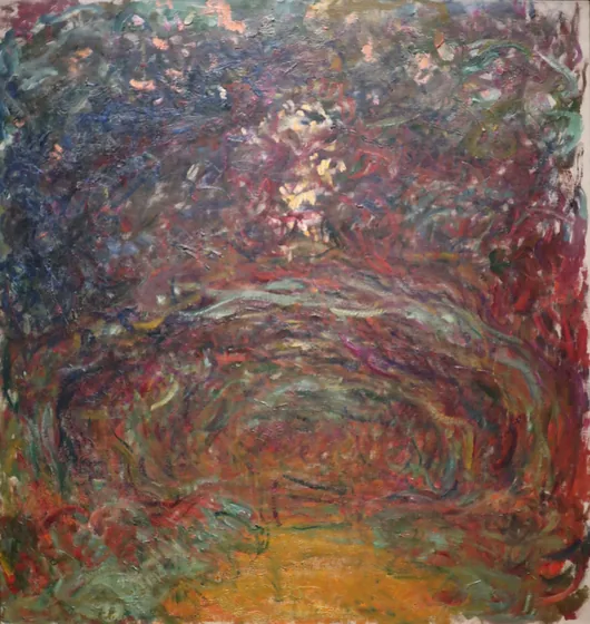 L'allée des rosiers