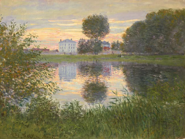 L'arbre en boule, Argenteuil, Claude Monet