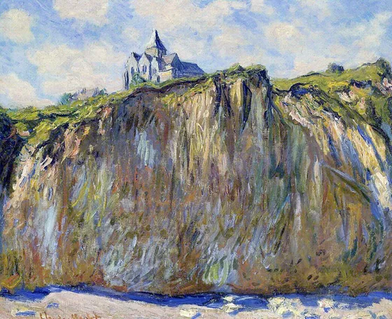 L'église de Varengeville, effet matinal