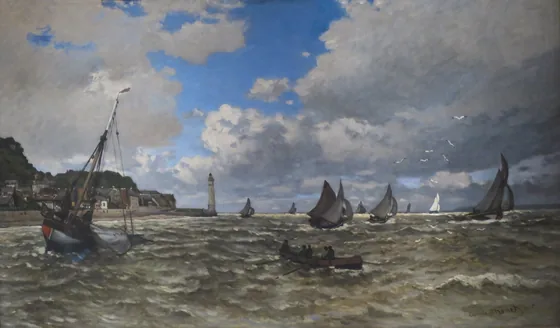 L'embouchure de la Seine à Honfleur