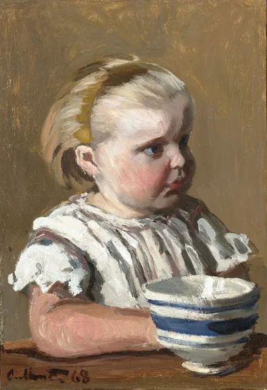 L'Enfant à la tasse, portrait de Jean Monet