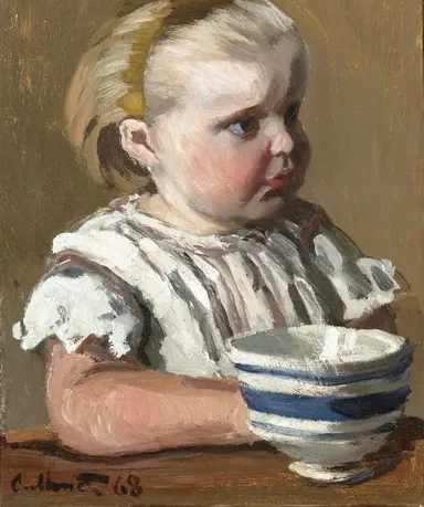 L'Enfant à la tasse, portrait de Jean Monet