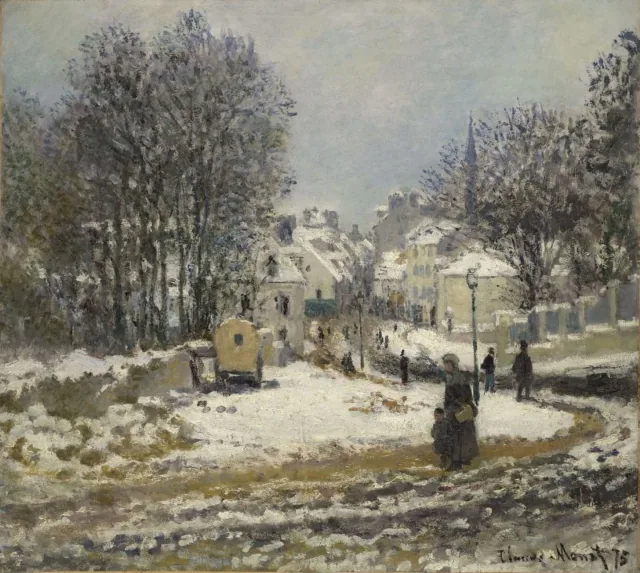 L'Entrée de la Grande Rue à Argenteuil, l'hiver, Claude Monet