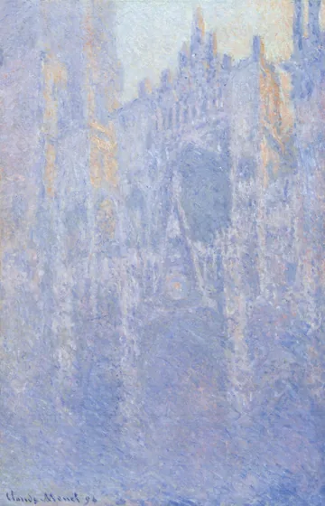 La Cathédrale de Rouen, le Portail, Brouillard matinal