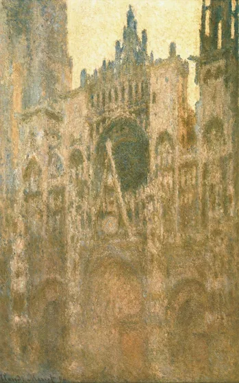 La Cathédrale de Rouen, le Portail, Effet de matin
