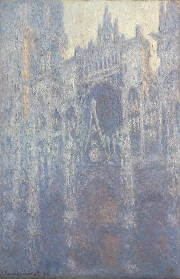 La Cathédrale de Rouen, le Portail, Effet du matin