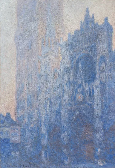 La Cathédrale de Rouen, le Portail et la Tour d'Albane, Aube