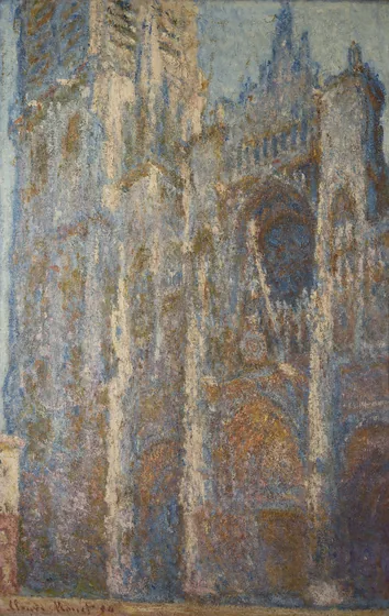 La Cathédrale de Rouen, le Portail et la Tour d'Albane, Midi