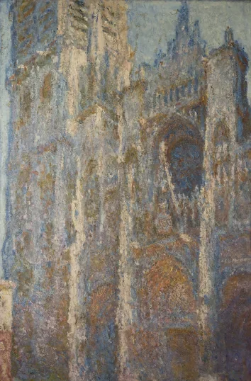 La Cathédrale de Rouen, le Portail et la Tour d'Albane, Midi