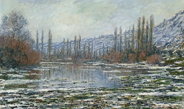 La débâcle à Vétheuil, Claude Monet