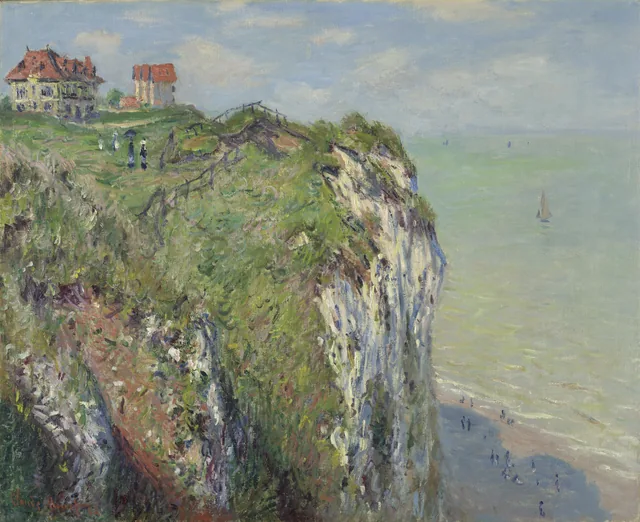 El acantilado en Dieppe