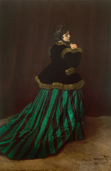 La Femme en robe verte