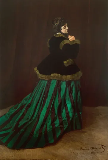 La Femme en robe verte