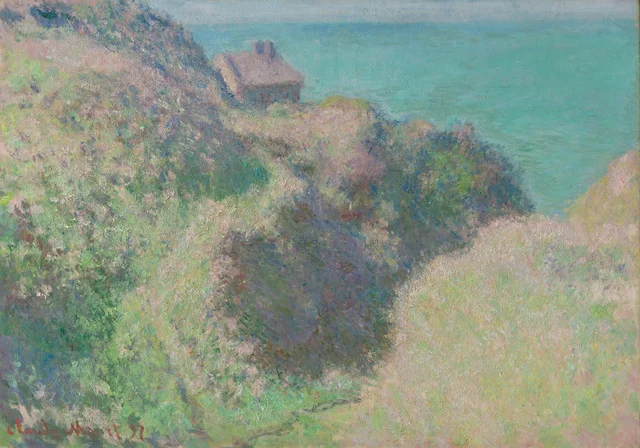 A Garganta de Varengeville, fim de tarde, Claude Monet