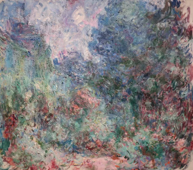 La maison vue du jardin aux roses, Claude Monet