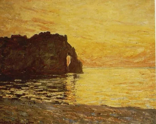 La Manne-Porte, Etretat — Claude Monet