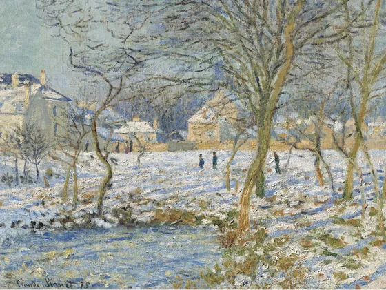 La Mare, effet de neige