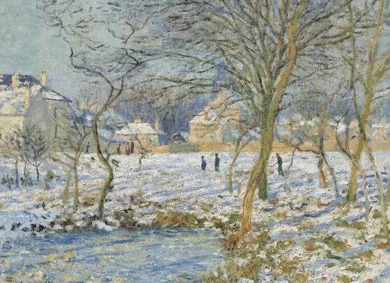 La Mare, effet de neige