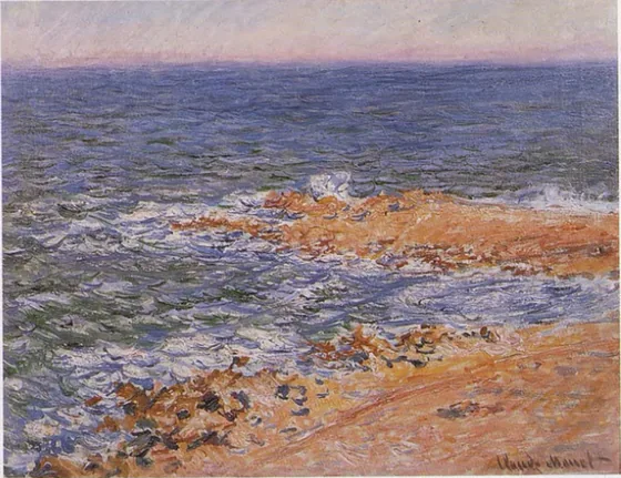 La mer à Antibes