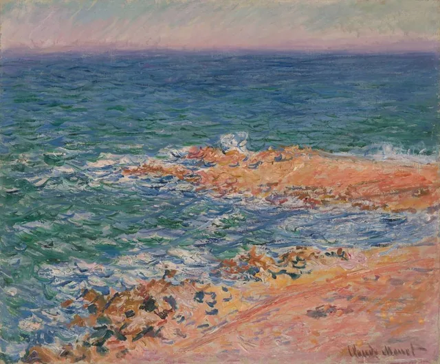 O mar em Antibes