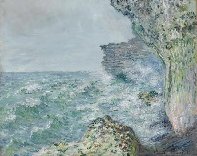 La mer à Fécamp, Claude Monet