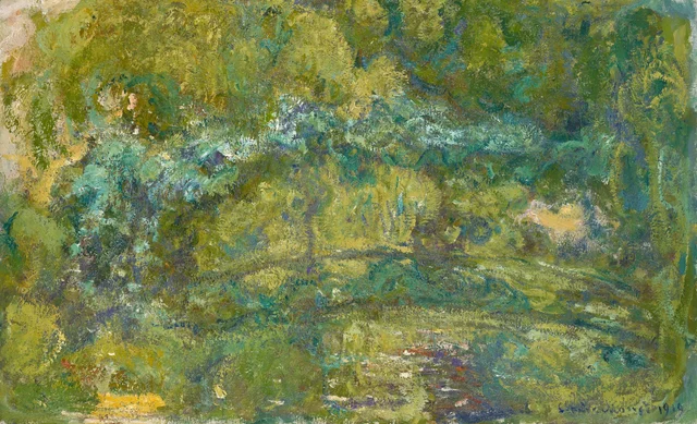 A passarela sobre o lago das ninfeias, Claude Monet
