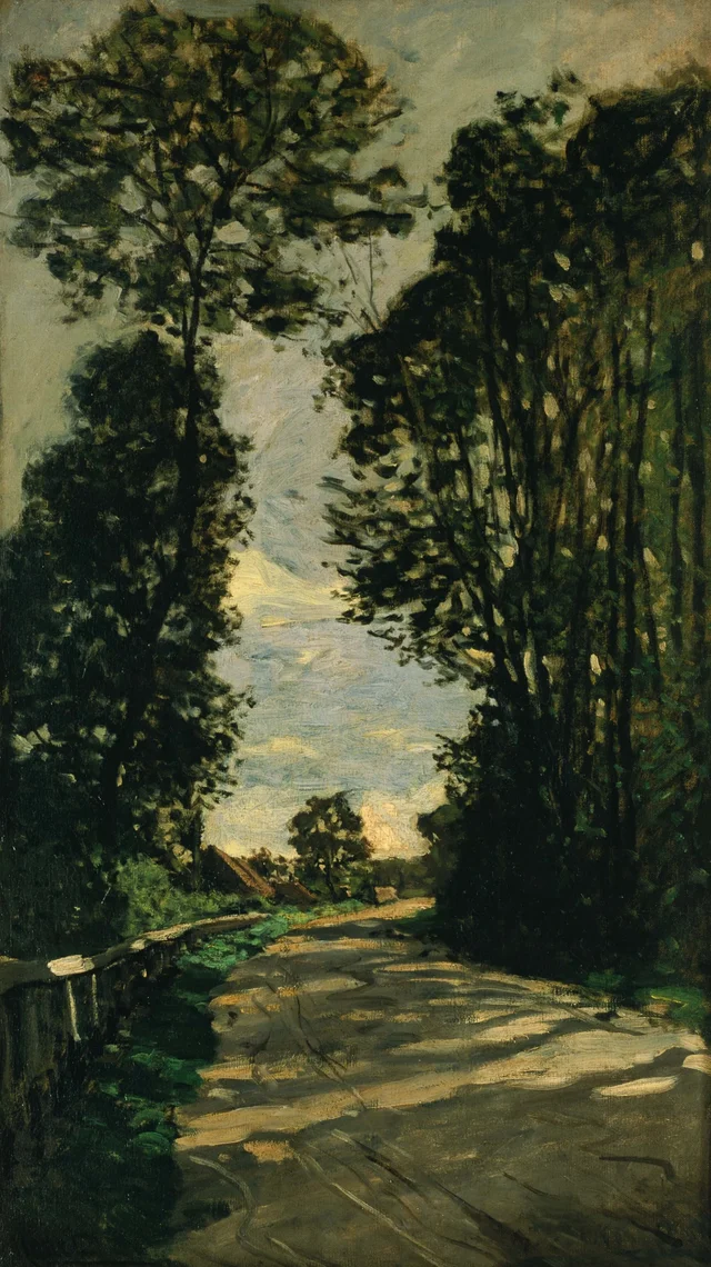La route de la ferme Saint-Siméon, Claude Monet