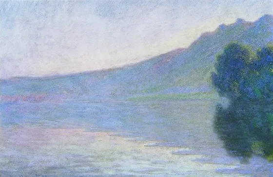 La Seine à Port-Villez, effet rose