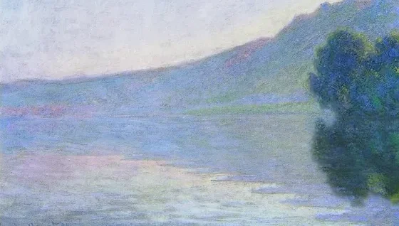 La Seine à Port-Villez, effet rose