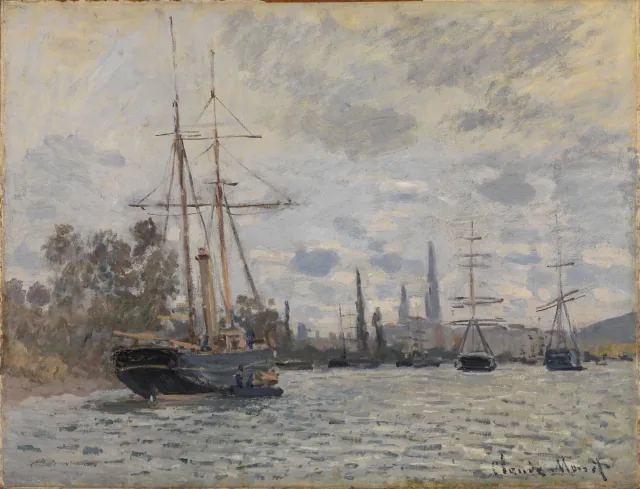 La Seine à Rouen, Claude Monet