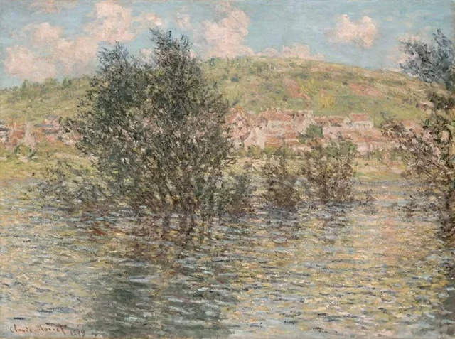 La Seine à Vétheuil, effet de soleil après la pluie, Claude Monet