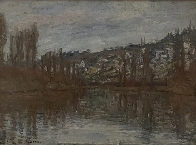 La Seine en aval de Vétheuil, Claude Monet