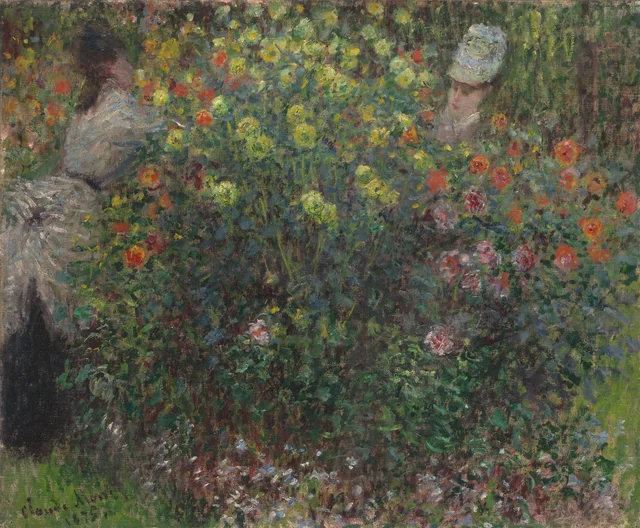 Femmes dans les fleurs, Claude Monet