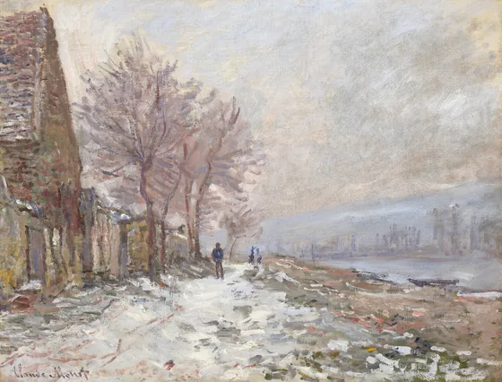 Lavacourt, l'hiver