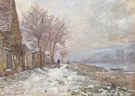 Lavacourt, l'hiver
