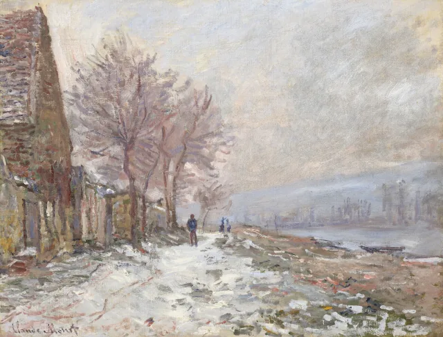 Lavacourt, l'hiver, Claude Monet