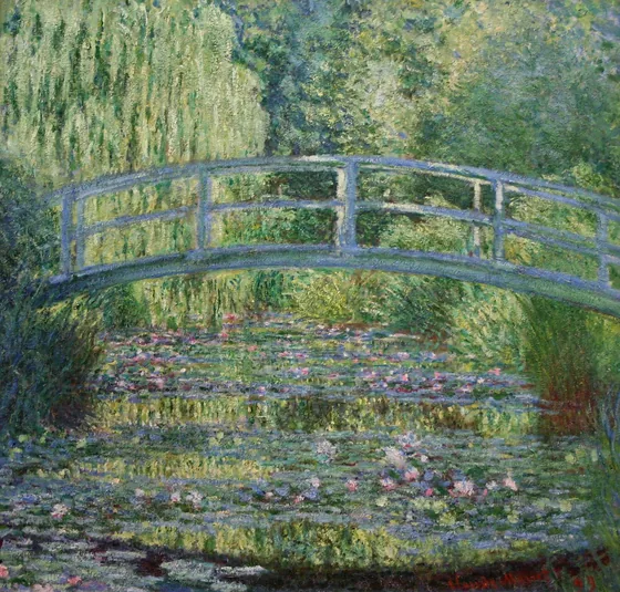 Le Bassin aux Nymphéas, harmonie verte