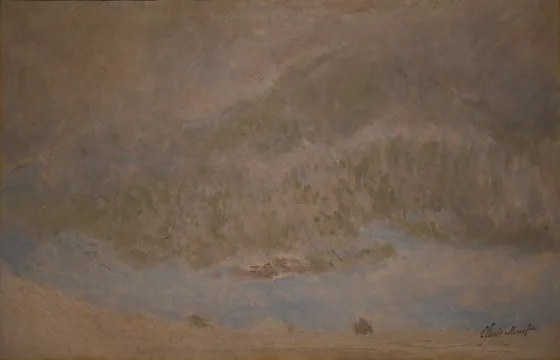 Le Mont Kolsaas, Norvège (Tempête de neige)