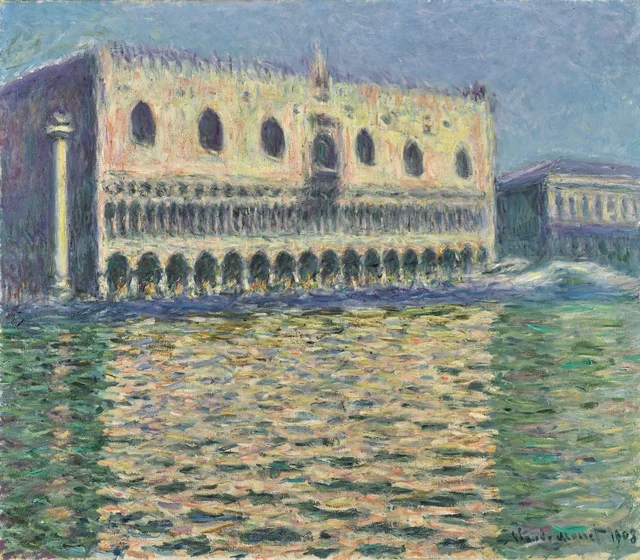 Le Palais des Doges à Venise, Claude Monet