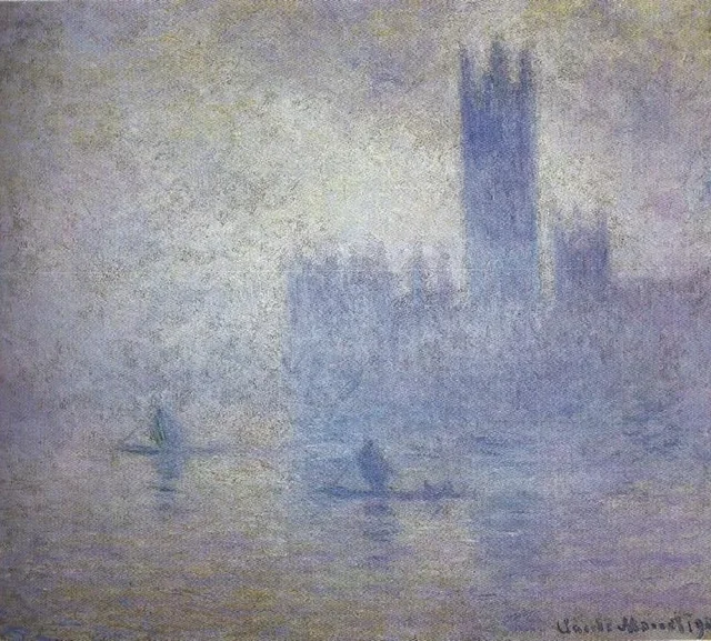 Le Parlement, Effet de Brouillard, Claude Monet