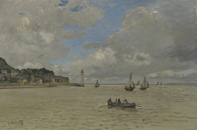 El faro de Honfleur, Claude Monet