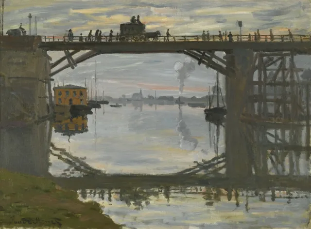 Le Pont de bois, Claude Monet
