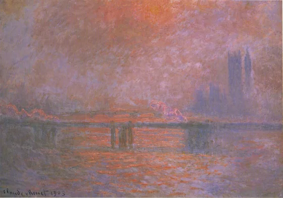 Le pont de Charing Cross, la Tamise