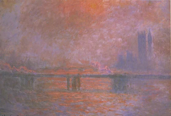 Le pont de Charing Cross, la Tamise